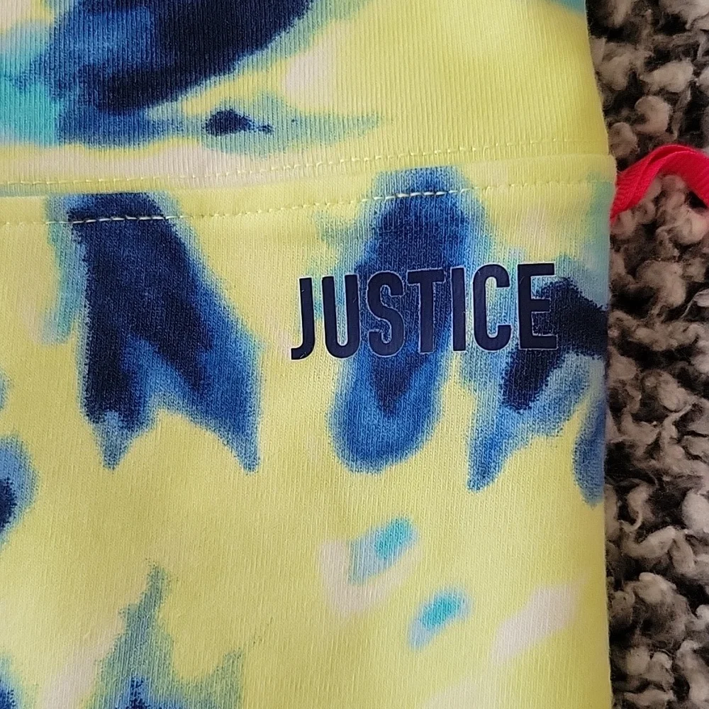 Justice Girls Tie Dye Leggings Size L 14/16 Plus